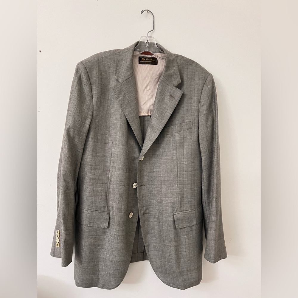 Vintage Authentic Loro Piana cashmere silk blazer US 46